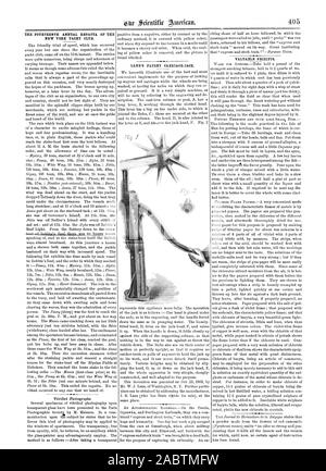 La 14E RÉGATE ANNUELLE DU NEW YORK YACHT CLUB. LANE'S PATENT TRANSPORT-JACK. De précieuses recettes., Scientific American, 1863-06-27 Banque D'Images
