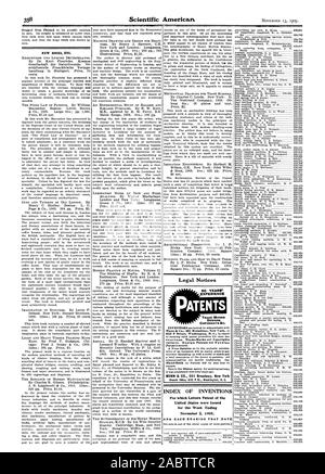 Béton armé 9398 partition G. M 60 ANS D'EXPÉRIENCE DES MARQUES DE COMMERCE BREVETS DESSINS INDUSTRIELS DROITS D'AUTEUR &C. communications sont strictement confidentiels. Notre demande. Succursale 625 F St. Washington D. C., Scientific American, -1909-11-13 Banque D'Images