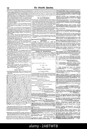 Travailler en laiton et mesureurs fabrique générale. entendu trente milles. Le meilleur type d'alarme. Son coût $100 d'alimentation de chaudière 31 STEA CO. Worcester Mass. sont la seule avenue Philadelphie Pa. 4 3. Modèles de travail expérimental et machines ; aussi les schémas de toutes sortes faites par C. GIROUD & Co. n°191 Bureau de la rue Lewis Davison Stiles & Woolsey N 29 Broadway. 5 Otentgl ou l'ensemble de l'U. S. sera vendu très faible. F. Le droit d'adresse de ma cueillette de fruits pour le montant ci-dessus., Scientific American, 1865-02-04 Banque D'Images