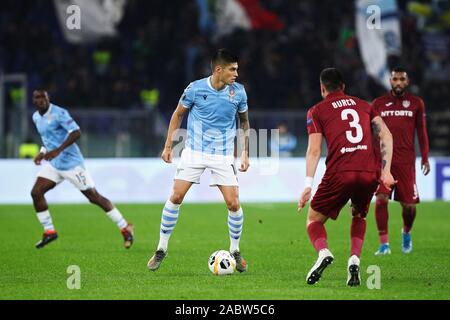 Joaquin Correa du Latium en action au cours de l'UEFA Europa League, groupe E match de football entre SS Lazio et CFR Cluj le 28 novembre 2019 au Stadio Olimpico à Rome, Italie - Photo Federico Proietti/ESPA-Images Banque D'Images