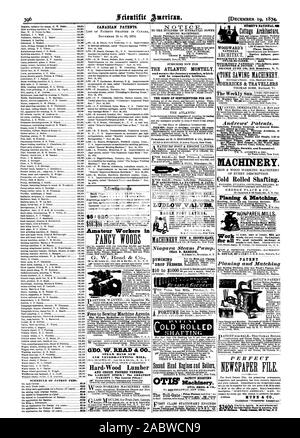 Avis. Pour LES CONSTRUCTEURS DE MACHINES DE POMPAGE D'ALIMENTATION HYDRAULIQUE. Abonnez-VOUS MAINTENANT POUR L'Atlantic Monthly et fixer le numéro de janvier qui sera remarquablement brillant. CORPS EN T DES CONTRIBUTEURS POUR 1875 d'arbre. Des machines. OTIS BROS. & CO. CALENDRIER DES TAXES DE BREVETS BREVETS CANADIENS. qkdrartiontents. Retour Page 01.00 une ligne. À l'intérieur de la page 75 c. la ligne. Les travailleurs d'amateur dans FANTAISIE WOODS baeaseot libres d'agents de la machine à coudre. GEO. W. LIRE di 00. Scie à vapeur Hard-Wood le Bois et placages de choix compris. Le STOCK LE PLUS IMPORTANT ! La plus grande variété ! Les prix les plus bas ! ES HUSSEY'S Plans nationaux. = Banque D'Images