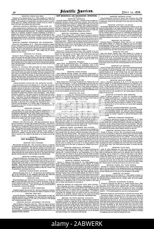 Ow nouveau ménage INVENTIONS. De nouvelles inventions mécaniques et d'ingénierie., Scientific American, 1876-07-11 Banque D'Images