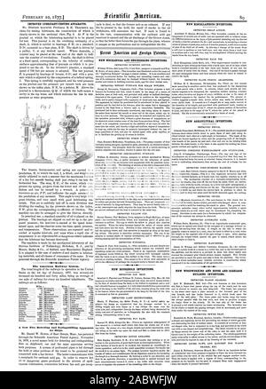 L'AMÉLIORATION DES LUBRIFIANTS-APPAREIL D'ESSAI. Le réseau ferroviaire américain. Un nouveau feu détection et d'extinction d'appareils pour les navires. De nouvelles inventions et de l'ingénierie mécanique. Nouveau MÉNAGE INVENTIONS. De nouvelles inventions diverses. De nouvelles inventions. Nouvelle maison DU BOIS ET DU BÂTIMENT ET DU CHARIOT D'INVENTIONS., Scientific American, 1877-02-10 Banque D'Images