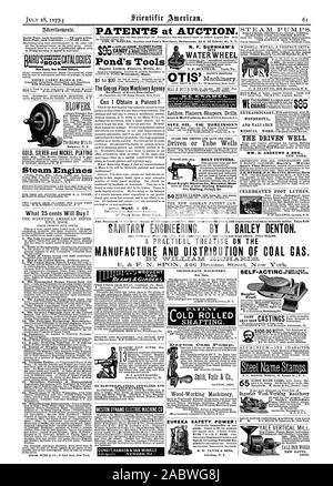 Ce que 25 cents vont acheter ! Le SCIENTIFIC AMERICAN RÉFÉRENCE LIVRE. 1. Le dernier recensement des États-Unis (1870) 9. L'auteur de l'Organisation des 10. Les principaux mouvements mécaniques.- 15. Les tableaux de poids a id Mesures.--Troy 17. Portraits de médaillon de l'étang distingué les machines outils George Lieu Agence 37 Park Row New York. INTIM -574 : poutres forgé &SOINS D'ELECTRO-PLATERS. Les bijoutiers et horlogers. WESTON MACHINE DYNAMO-ÉLECTRIQUE C CONDIT1-1ANSON &VAN WINKLE NOUS FR.1.610 L. ENREGISTRER L'huile. Pièces de l'ESE TOMLINSON CROTON et économiser le coût. Conduit ou puits de la nouvelle Banque D'Images