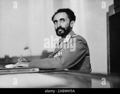 L'Empereur Hailé Sélassié d'Ethiopie en 1942 Banque D'Images