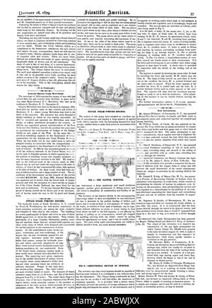 Général Daniel Craig McCallum. Les MOTEURS DE POMPE À VAPEUR À RECTO VERSO. La pompe à vapeur à ElfOrNES RECTO-VERSO. Le CLIPPER INJECTEUR. FIG. 2.-- section longitudinale de l'injecteur. est les inventions nouvelles., Scientific American, 1879-01-18 Banque D'Images