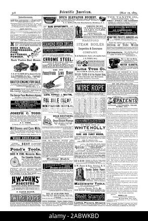 Ascenseur DE CIC Les FOREUSES DE GODET BATTERIES FUSIBLE COMPRESSEURS PW4. En poudre. Moteur À VENDRE. BAXTER La Place George Machinery Agency JOSEPH C. TODD J. C. TODD Meules et moulins de maïs. La gravure sur bois de J. LLOYD HAIGH OCCASION RARE. Acier chromé. Le 1S79 LLOYD SPIEE NALTON CARABINE EXPRESS FRÈRES DOYEN Doyen des pompes à vapeur &poutres ajourées 152 N. "3d St Philadelphie Pa. EACLE TUBE CO. de meilleur matériel et justifiée. HOLLY BLANC RARE ET plaqués bois Coffre Eureka le pouvoir. Les outils des mécaniciens. NEW HAVEN MANUFACTURING CO. DE NOUVEAUX TOURS Conn. Raven Planers Shapers EMERY ROUES ET CRINDERS LES COMPRESSEURS D'AIR Banque D'Images