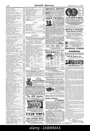English Brevets délivrés à des Américains. Connais-toi toi-même. rliulfEroumnionlAsincries POUR SA FRV :. De nouveaux livres. E. & F. N. SPON 446 Broome St. New York. Paris . 1878 Australie1877 Phila. . .1878 Santiag 1875 Vienne . 1873 J. A. FAY & CO'S Parfait Machines de fabrication évite la main d'oeuvre augmente et économise l'Ard de l'excellence. Les SCIAGES DE BOIS DE PLACAGE. Président-directeur général. W. READ & CO. AVERTISSEMENTS COPYII'ISFH FS E ENREGISTREMENT DE L'étiquette IC. MUNN & Co. et de cisailles Punch combiné 'l'injecteur POMPES À VAPEUR 1876 MIA. L'IRON WORKS CO. NORWALK NORWALK SUD CONN. Le CONDUIT BIEN WM. D. ANDREWS ET BR 235 BROADWAY NEW Banque D'Images