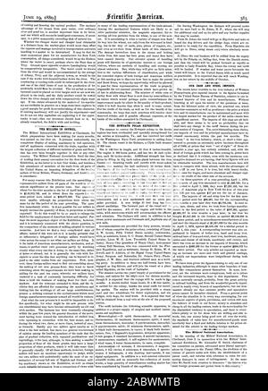 L'EXPÉDITION POLAIRE HOWGATE. Les MILLER EN CONSEIL. Nos importations de fer et d'acier., Scientific American, 1880-06-19 Banque D'Images