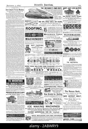 Le Machiniste pratique complète : HENRY CAREY BAIRD & CO. POUR LES INVENTEURS ET LES FABRICANTS La 51e Grande Exposition DE L'INSTITUT AMÉRICAIN DE LA VILLE DE NEW YORK UNE ROLLSTONE RABOTEUSE LIT ROTATIF TOUR VARIÉTÉ DES BREVETS POUR LES CHAUDIÈRES SOUDÉES GRP:SOURIS ETC. R OFINC. TJR des machines. 3.40-1-1 13 ans ORrCITY fruits d'ÉVAPORATION AMERICAN JUNIN  % CO. Waynesbor Pa : Nouveau support pour l'arbre. Fanners" Manufaeturing Co. REVOLVERS FER parfaitement équilibrés P. H. & F. M. Fabricants racines horlogers. Décideurs vis Lightning Bolt Cutters Plaques tarauds et filières fines etc. aux artistes. L'usine intelligente Banque D'Images