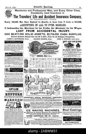 OVERMAN WHEELC RUPTURE OPIUM VIRILITÉ ! Un livre pour chaque homme ! Les jeunes d'âge mûr et âgés. Le PLUS GRAND CIRCUIT OUVERT DE LA BATTERIE DANS LE MONDE. Travaux électriques 292 à 298 Avenue B cor. La 17e Rue à New York. HENDERSON'S composés réfractaires spéciaux. CRUSPIERS BRISE ROCHE ET DU MINERAI. FARREL ET FOUNDRY CO IVlanufrs LA MACHINE. Ansonia Conn. Copeland & Agents BACON New York. MACHINES DE FABRICATION DE GLACE et de machines pour le refroidissement de l'Institut à l'emballage de porc brasseries lishments entrepôts frigorifiques les hôpitaux, etc. envoyer pour l'ILLUSTRATION ET DESCRIPTIF DES CIRCULAIRES. PICTET DE LA GLACE ARTIFICIELLE C (limitée). Œuvres CONTINENTAL BROOKLYN N. Y Banque D'Images