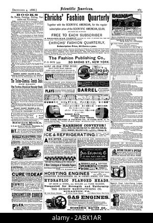 La mode Ehrichs trimestriellement avec le SCIENTIFIC AMERICAN pour le prix normal du SCIENTIFIC AMERICAN $3.00 EHRICHS' FASHION abonnement trimestriel : 50 cents par année. L'édition de mode Co. NOUVEAUTÉ ELECTR IC CO. 5e diz Locust sa. Philadelphie. Avant de vous acheter un vélo Vélos réparés et nickelé. 0 à 13 et l'intcr Varnisher's Companion : HENRY CAREY BAIRD & Co. et libraires éditeurs industriels importateurs 810 Noix de Philadelphie Pa. U.S. A. HENRY CAREY BAIRD & CO. Les éditeurs industriels. Les libraires et les importateurs 0 Noix de Philadelphie PA U Banque D'Images