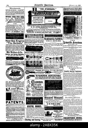 La norme.» MANUFACTURINO égalé H. W. JOHNS C IIANITZAM BOLE) AMÉLIORATION DE LA JAUGE DE PAS DE VIS BUFFALO FORGE C FORGES BLOWERS EXHAUSTERS Ascenseurs Otis Brothers & Co. et de levage Machines 38 PARK ROW NEW YORK. winch machines dynamo sont responsables et leur traitement LA GLACE MODERNE À LOUER. - Par des brevets. Co. également assister à la préparation de mises en garde. Auteur Whitcomb Lathe Webster pied ATCH BOUILLOIRE office et tous les marchands de frbm. Wabash Avenue Chicag Ill. U. S. A. cLUMBIA E CATALOGUE ILLUSTRÉ.FREE PAPE MFG. CO. 79 FRANKLIN ST. Les MOINS CHERS ET LES BOSTON BEST : 67 PLACENEW PARC YORK LIVRES UTILES Banque D'Images