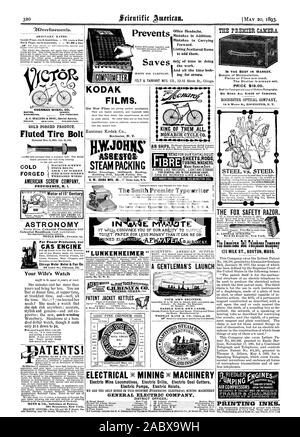 Des erreurs dans l'exécution de l'avant. pour les ajouter. le travail. OVERMAN VOLANT CO. ROSTON. DENVER WASHINGTON SAN FRANCISCO. CHICAGO. New York. Philadelphie. Produit forgé à froid. Boulon de roue à cannelures ATENTS ! FILMS KODAK. ASKISTOlt PACKINC LUNKENHEIIVIER VAPEUR UN GENTLEMAN'S LANCE LE PREMIER APPAREIL PHOTO EST LA MEILLEURE SUR LE MARCHÉ. Nous faisons tous les types de caméras. Par rapport à l'ACIER STEED. La FOX rasoir de sûreté. RIEDEER tt Cil caf SUR LE MARCHÉ. FRASER IET LES ENCRES D'ASTRONOMIE CHALMERS POOLE BROS. CHICAG MALADE. Pour l'électricité produite notre moteur à gaz, votre femme's Watch AMERICAN SCREW COMPANY COLD j 6 6 ; CYCLE MONARQUE IP CO Banque D'Images