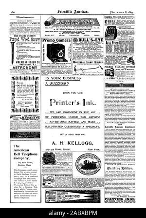 3.1 MOTEURS '{b Taux d'ordinaire. Page intérieure chaque insertion - 75 cents une ligne arrière Page chaque insertion. 61.00 Une ligne produit forgé à froid. Vis à bois vis américain forgé CO. planisphère et célestes astronomie manuel. Vous pouvez gratuitement avec chaque ual mais Kodak si vous le souhaitez EASTAN Catalogue Sendfor KODAK CO.. v je l'ÉLIMINATION DES DÉCHETS ET LA Compagnie de Téléphone Bell américain Boston Massachusetts FIRE-proof. Il s'applique facilement par n'importe qui. Pour envoyer des échantillons et prix Descriptif LIsl'4 W. JOHNS MANUFACTURING COMPANY et électriques. Matériau isolant. 3."MMIIIIIIIIIIII illustré dans SCIENTIFIC AMERICAN Mars Banque D'Images