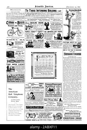 La finition du bois BRIDGEPORT CO. Nouveau Milord Conn. tribune Location testé et vrai. La fabrication de noir. CO. ERIE PA. EASTMAN KODAK CO. L'American Bell Telephone Company CHARTE MOTEUR À ESSENCE MOTEUR À ESSENCE CO. POUVOIR ? Pouvoir ? ? Le pouvoir ! ! ! THOMAS KANE & CO. TUBES X-RAY APPAREILS POUR SCIES OUTILS ETC. WEBSTER M'F'G CO. L'AMÉLIORATION DE MOTEUR À GAZ. Grand Rapids de petits moteurs pour remplir le semoir à disques de friction pour fins de travail LICHT. Fabricants de bicyclettes UTILISER CET EXERCICE AVEC D'excellents résultats. O. F. BARNES & CO. 1999 Ruby Street Rockford Illinois SÉCURITÉ PRIESTMAN MOTEUR HUILE C'EST LE MOMENT DE S'abonner -POUR L'ÉTABLI Banque D'Images