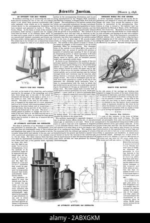 Générateur d'acétylène carbure type goutte à goutte (neuvième