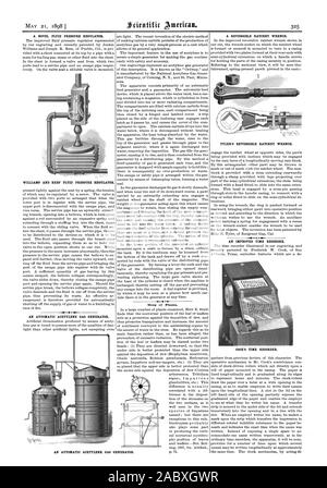 Générateur d'acétylène carbure type goutte à goutte (neuvième