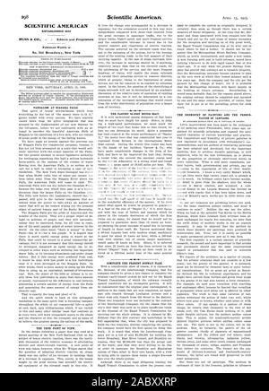 SCIENTIFIC AMERICAN n° 361 Broadway New York REMPLISSEZ LE PRÉSENT PLAN MÉTRO., 1905-04-15 Banque D'Images