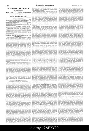 SCIENTIFIC AMERICAN n° 361 Broadway. New York LE BESOIN DE CONTRÔLE DE QUARANTAINE FÉDÉRALE., 1905-14 Banque D'Images