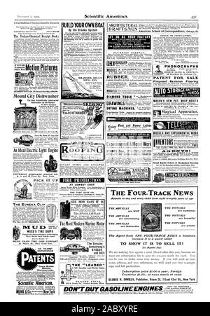 Construire votre propre bateau par le système de Brooks de la matière d'un modèle de taille standard : vous pouvez définir un canoë-ligne-voile-voile-bateau-ou lancez-en votre temps libre - à la maison et l'immeuble sera une source de profit et de plaisir. BROOKS - VOILE MFG. CO. 412 Ship Street Bay City, Michigan U. S. A. évent sur le plus sain plus heureux Effe 'TAJ C 0'S WARREN'S  % AU COÛT LE PLUS BAS DE PROTECTION CONTRE L'INCENDIE L'INCENDIE CO. de poussière ou la Banque nationale Commerce Building St. Louie POMPES ROTATIVES VE ET MOTEURS. Un Reptigitory la pratique et l'information scientifique l'Techno-Chemical livre reçu : Mound City lave-vaisselle une lumière électrique idéal Banque D'Images