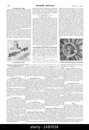 Examiner ses voies." LE BLOCAGE DES ROUES D'AUTOMOBILE POUR DISPOSITIF DE SÉCURITÉ. Les appareils électriques. Appel sélectif pour téléphones d'intérêt pour les agriculteurs. D'Intérêt Général. Le chauffage et l'éclairage. Les services publics à la personne. Machines et appareils mécaniques de moteurs primaires et leurs accessoires. Les chemins de fer et leurs accessoires. Se rapportant à des loisirs. Designs., Scientific American, 1906-02-11 Banque D'Images