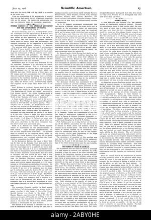 L'ÉTÉ DE L'AMERICAN ASSOCIATION FOR THE ADVANCEMENT OF SCIENCE. HY WILLIAM H. HALE PH.D. 4 LE SENS DE LA COULEUR CHEZ LES ANIMAUX. La SCIENCE DES NOTES., Scientific American, 1906-1907-14 Banque D'Images