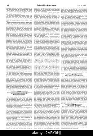 Géologie et géographie de l'Ithaca de l'American Association for the Advancement of Science. Un nouveau design dans les ascenseurs électriques. Le supplément actuel., Scientific American, 1906-1907-14 Banque D'Images