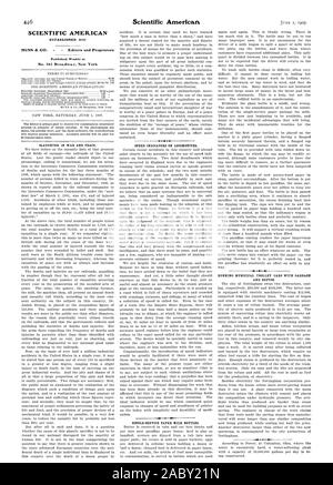 SCIENTIFIC AMERICAN ESTA13publiées 1845 MUNN & Co - éditeurs et propriétaires publiés chaque semaine au n°361 Broadway. New York, 1907-06-01 Banque D'Images