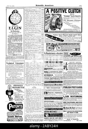 Compo' signifie 'Inserts Liège 50  % l'accroissement de l'efficacité de l'acier Mullins les bateaux de plaisance ne peut pas couler plus faciles à Row-Absolutely-PUBLIER DES CARTES POSTALES PHOTO RICHE-PROCESSUS CO. Dept. 4828 East 23d Street New York APPRENDRE INSTITUT POLYTECHNIQUE ROSE HORLOGERIE MOTEUR À GAZ ACCUEIL MUNN S COMPANY 361 Broadway New York sur ce LLQIN en particulier "la montre qui est faite pour la majorité." c'est une seconde nature quand pense qu'ing de montres de penser d'ELGIN. Le nom est synonyme de ELGIN var des reconnaissances de grades de montres variable en fonction du nombre de rubis caractère de matériaux et de travaux manship entrer dans le con Banque D'Images