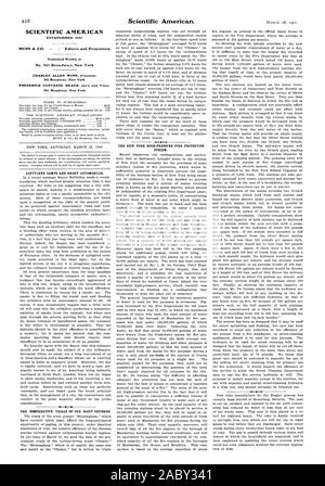 SCIENTIFIC AMERICAN A ÉTABLI 1845 MUNN & Co - éditeurs et propriétaires 361 Broadway. New York, 1908-03-28 Banque D'Images