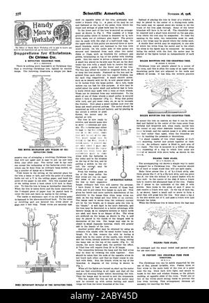 L'éditeur de Handy Man's Atelier sera content de recevoir tout l'Américain scientifique POUR EMPÊCHER L'ARBRE DE NOËL À partir de la contrarier. Worlcshol 4. S =., 1908-1911-28 Banque D'Images