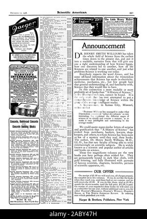 Moteur Detroit en béton et béton armé des Œuvres concrètes 361 Broadway New Yorli City QUEL PLAISIR VÉRITABLE WEBSTER'S INTERNATIONAL DICTIONARY service constant et la valeur à l'accueil professionnel et homme d'affaires et de l'étudiant. Le travail répond correctement aux questions d'aRkinds langue dans des lieux d'autres sujets. 2380 5000 pages Illustrations agrandies par AdditionalWords 25000. Attrayante utile durable. Précision : c'est incontestable. L'autorité finale pour la Cour suprême et toutes les Cours suprêmes Webster's Collegiate Dictionary. De l'Lergedabridgment Banque D'Images