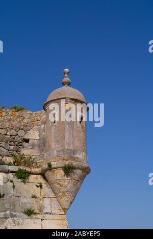 Les murs de la vieille ville de Peniche, Portugal Banque D'Images