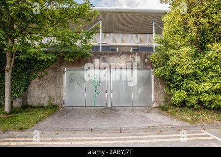 Stade Pearse. Stade GAA dans le comté de Galway, Irlande. Banque D'Images