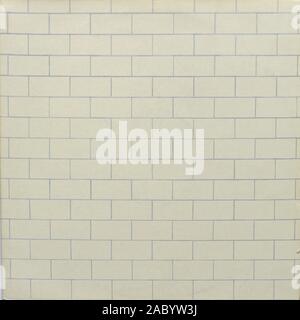 Pink Floyd Wall, la couverture de l'album vinyle vintage - Banque D'Images