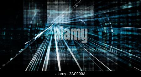 La technologie Open Source ou des technologies comme abstraite Banque D'Images