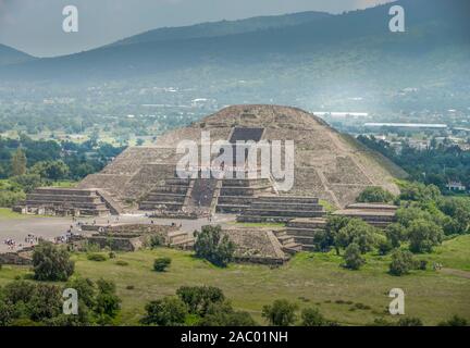 «Mondpyramide Piramide de la Luna', Ruinenstadt Teotihuacan, Mexique Banque D'Images