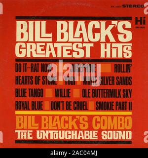 Bill Black's Greatest Hits - couverture de l'album vinyle vintage Banque D'Images