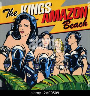 Les rois - Amazon - couverture de l'album vinyle vintage Banque D'Images