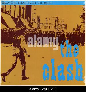 Black Market Clash - couverture de l'album vinyle vintage Banque D'Images