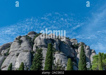 Scenic vista Montserrat près de Barcelone en Catalogne Banque D'Images