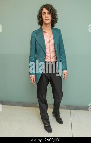 Turin, Italie. 29 Nov, 2019. Carolina Crescentini et Francesco Motta à la première du film Bed n.6 au Festival du Film de Turin. sur la photo : Francesco Motta : Crédit Photo Agency indépendante/Alamy Live News Banque D'Images