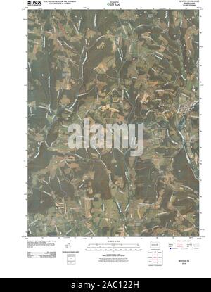 Carte TOPO USGS Alaska PA Benton 20100616 Restauration TM Banque D'Images