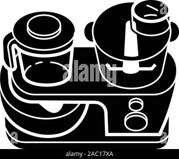 Processeur de nourriture, l'icône de style simple. Illustration de Vecteur