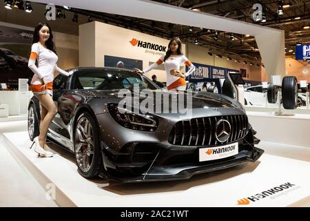 Essen, Allemagne. 29 novembre 2019. Journée d'aperçu à l'Essen Motor Show 2019. Le salon se déroule du 30. Novembre au 8. Décembre et s'attend à attact plus de 300 000 visiteurs. Banque D'Images