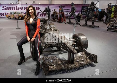 Essen, Allemagne. 29 novembre 2019. Voiture de Formule 1 fait à partir de la ferraille. Journée d'aperçu à l'Essen Motor Show 2019. Le salon se déroule du 30. Novembre au 8. Décembre et s'attend à attact plus de 300 000 visiteurs. Banque D'Images