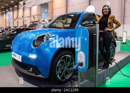 Essen, Allemagne. 29 novembre 2019. e.Go Life voiture électrique. Journée d'aperçu à l'Essen Motor Show 2019. Le salon se déroule du 30. Novembre au 8. Décembre et s'attend à attact plus de 300 000 visiteurs. Banque D'Images