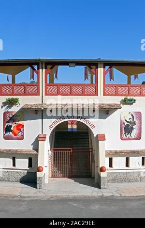 L'Europe, la France, l'Nouvelle-Aquitaine, Orthez, arènes de Pesque (Bull fighting Arena) Banque D'Images