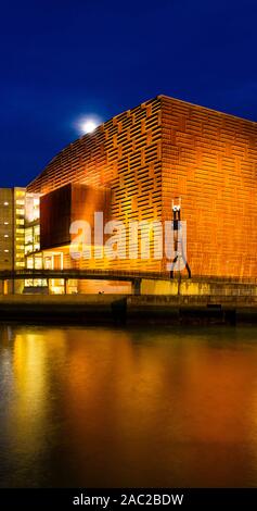 Le Palais Euskalduna, Nervion, Bilbao, Biscaye, Pays Basque, Espagne, Europe Banque D'Images